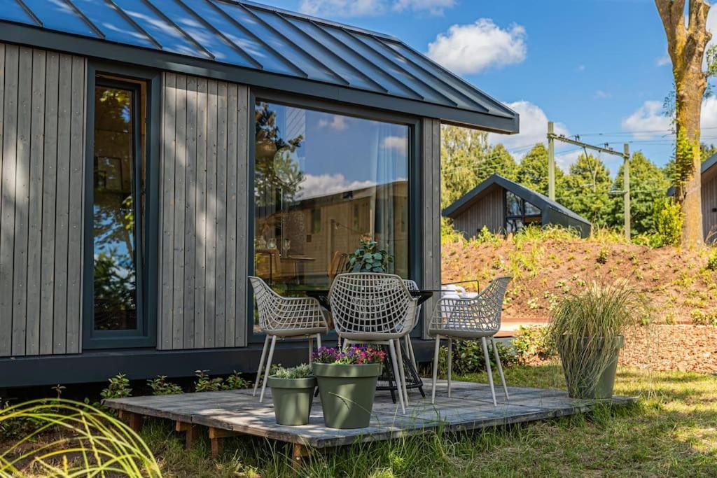 Luxe Tinyhouse Salie Op Klein Vakantiepark Villa Meerssen Exterior photo