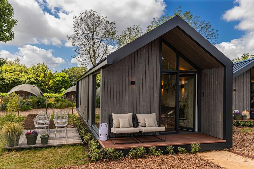 Luxe Tinyhouse Salie Op Klein Vakantiepark Villa Meerssen Exterior photo